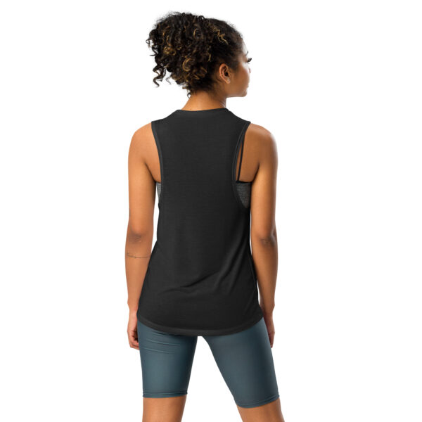 Ladies’ Muscle Tank - Dark - Image 3