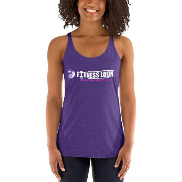 Women's Racerback Tank - Dark - Image 3