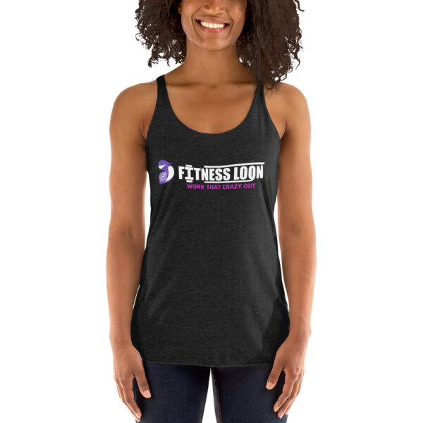 Women's Racerback Tank - Dark - Image 2