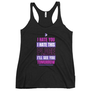 See You Tomorrow Racerback Tank